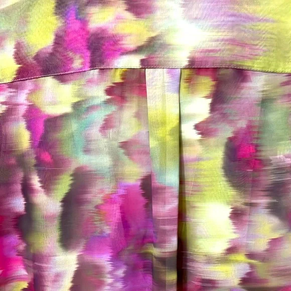 J Lo (Jennifer Lopez) gorgeous watercolor blouse - SZ S - Picture 7 of 8